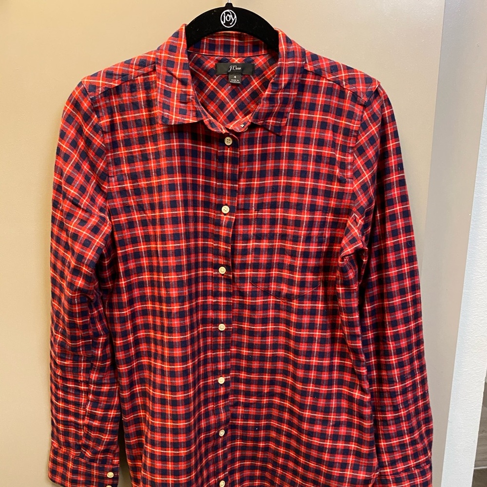 J Crew Plaid Flannel